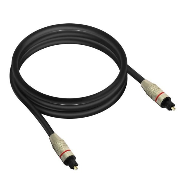 Optisk Audio Digital Kabel Toslink 2m LinQ - Sort