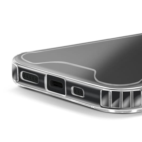 Cover til iPhone 17 - AVIZAR - Transparent - Blødt Silikone - Forstærkede Hjørner - Stødabsorberende Vit