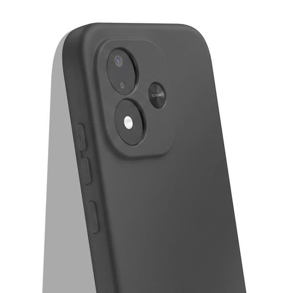 Silicone Cover til Xiaomi Redmi Note 17 med Indpakket Kamera Zanaé Sort Svart