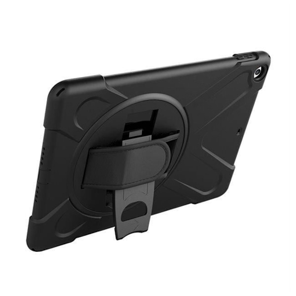 Etui til iPad 10,2" (2019/23) - EIGER - Sort - Fuld beskyttelse - 360° drejeligt håndtag Svart