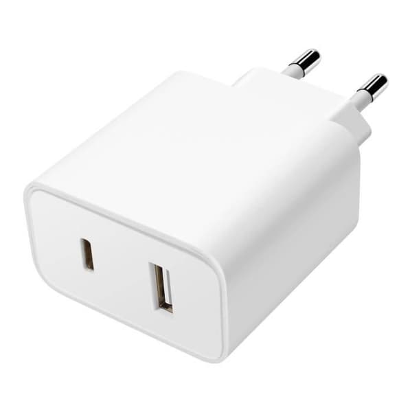 Original Xiaomi USB + USB-C 33W netoplader hvid Vit