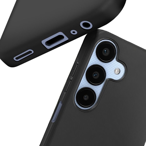 Etui til Samsung Galaxy A25 Soft Silikone tynd belægning Mayaxess Sort Svart