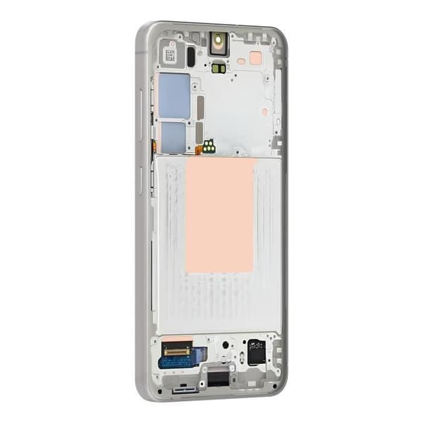 Skärm för Samsung Galaxy S24 LCD + Pekskärm + Original Samsung Chassi Grå Grå
