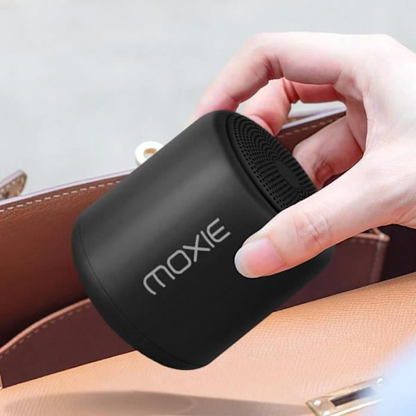 Bærbar Bluetooth-højttaler - MOXIE - Moxie Black - 12 timers batterilevetid - Vandtæt - 5W Svart