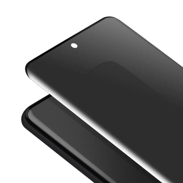 Skærmbeskyttelse - iMak - Hærdet Glas - Antispion - Buet - Til Redmi Note 14 Pro/Pro Plus Svart
