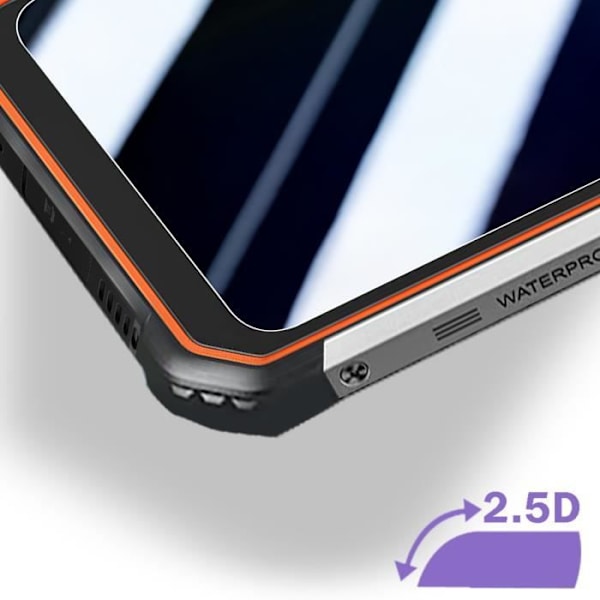 Skyddsfilm - AVIZAR - Blackview BV9200 - 9H härdat glas - Anti-repa - 2.5D fasad Vit