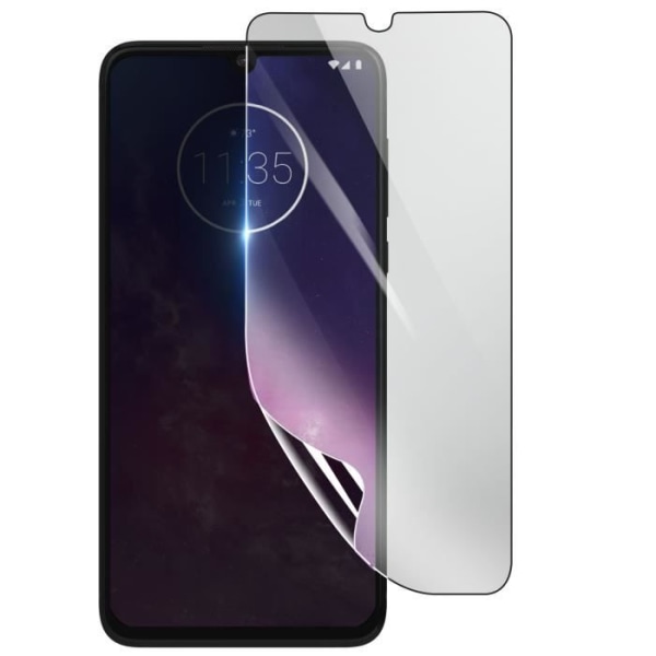 Skärmskydd - 3MK - Motorola One Zoom - Stötsäker Hydrogel - Transparent - Reptålig Transparent