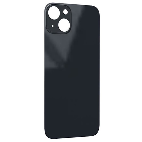 Udskiftningsglas bagpå til iPhone 13 Black Svart