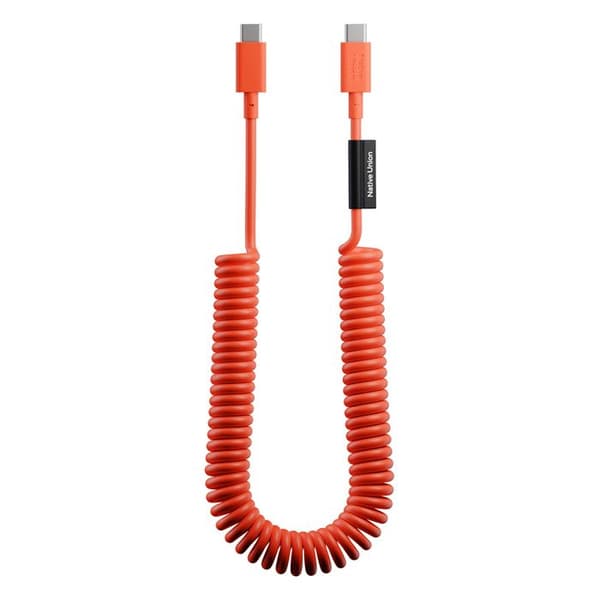 USB-C - USB-C -kaapeli 60W Kierretty 2.4m POP-sarja Nopea Lataus Native Union Punainen Röd