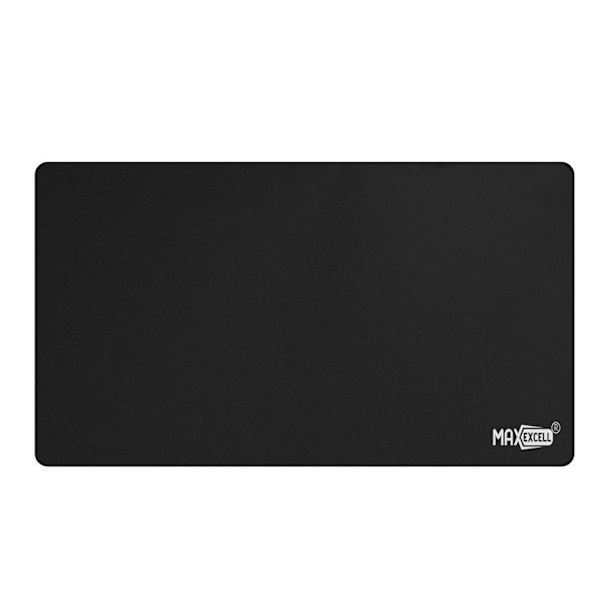 XXL Musemåtte - MAX EXCELL - 800x300mm - Glat Overflade - Antiskrid Bund - Sort