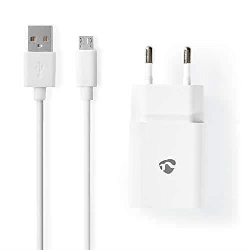 Vægoplader - 2,4 a - 1 Udgang - USB-a - Sort Svart