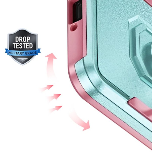 Iskunkestävä kuori Samsung A36 Magneetti- ja tukikahva Sininen / Vaaleanpunainen Blå/rosa