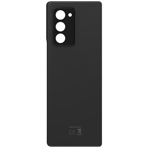 Bagsideglas til Samsung Galaxy Z Fold 2 Original Service Pack Samsung Sort Svart