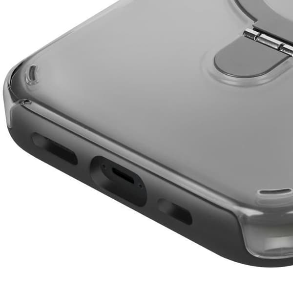 Coque Antichoc - MagSafe - iPhone 14 og 13 - Sort - Fleksibelt Stativ - Bimateriale Svart