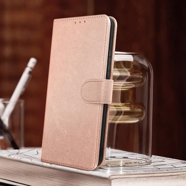 Xiaomi 12 Lite Case - AVIZAR - Lompakon kansi - Videotukitoiminto - Vaaleanpunainen Ros