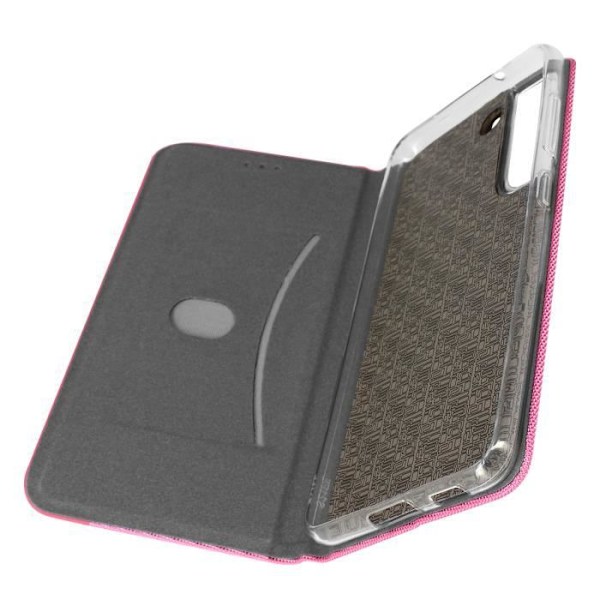 Samsung Galaxy S22 Plus Fodral i AVIZAR-tyg - Videostöd - Korthållare - Rosa Rosa