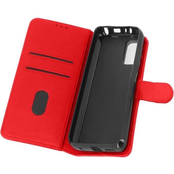Etui - Xiaomi - Redmi Note 10 Pro - Blød - Magnetisk - Rød Röd