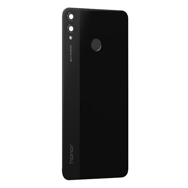 Udskiftningsglas bagtil til Honor 8X Black Svart