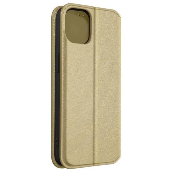 iPhone 13 Mini Fodral - Ospecificerad - Guldgul - Magnetlås - Videostöd - Kortfack Gult guld