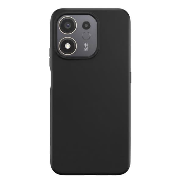Silicone Cover til Honor 600 Smart med Hævede Kanter Mayaxess Sort Svart