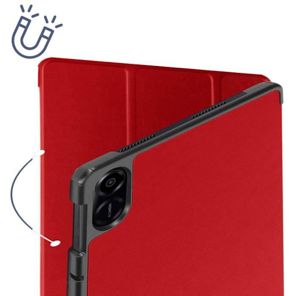 Etui för Honor Pad X9 - Honor - Trifold Röd - Videostativ - Tangentbord - Hel skydd Röd