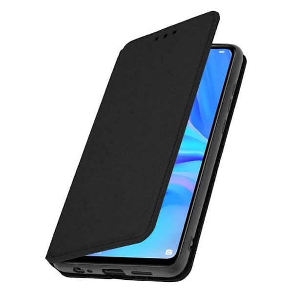 Housse - AVIZAR - Huawei P30 - Folio Bælteetui - Øko-læder - Sort Svart