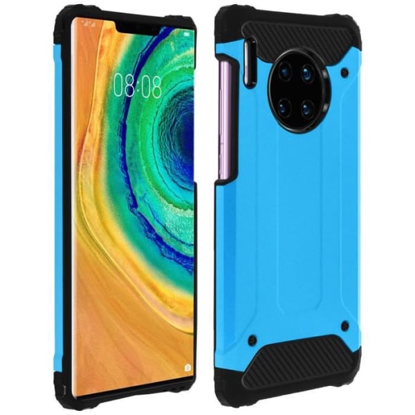 Huawei Mate 30 Pro Fodral Design Relief Bi-material Robust anti-fall 1,8 m Blå Blå