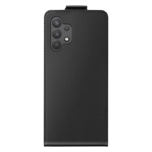 Vertikal Magnetisk Klapetui til Galaxy A32 4G med Kortlomme Sort