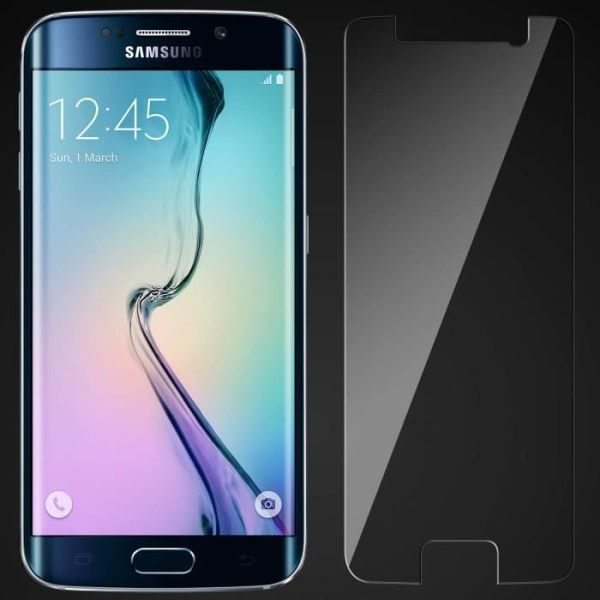 Karkaistu lasi näytönsuoja Samsung Galaxy S6 Edge -puhelimelle - Läpinäkyvä