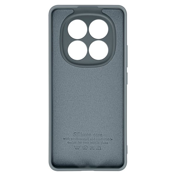 Coque för Redmi Note 14 Pro och 14 Pro Plus Semi-rigid Soft-touch Mörkgrå Grå