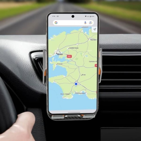 Support til bilinduktion - LinQ - Luftventil - 15W - Rotationsvenlig 360° - Infrarød sensor