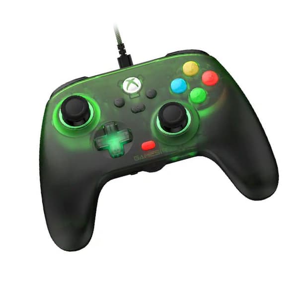 T7 Pro Retro Controller til Xbox PC Kablet USB-C RGB Hall Effect Sticks Gamesir Grøn / Sort Grön/svart
