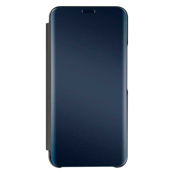 Clear View Samsung Galaxy S22 etui med spejlflip-understøttelse Video Sort - AVIZAR - Stiv - Syntetisk - Sort Svart