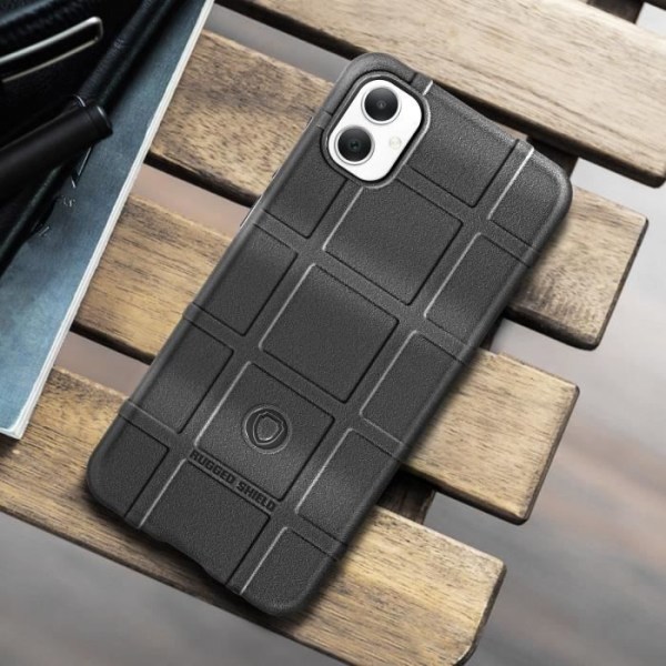 Coque - AVIZAR - Robust Skin - Mønstret relief - Sort - Forstærket beskyttelse Svart