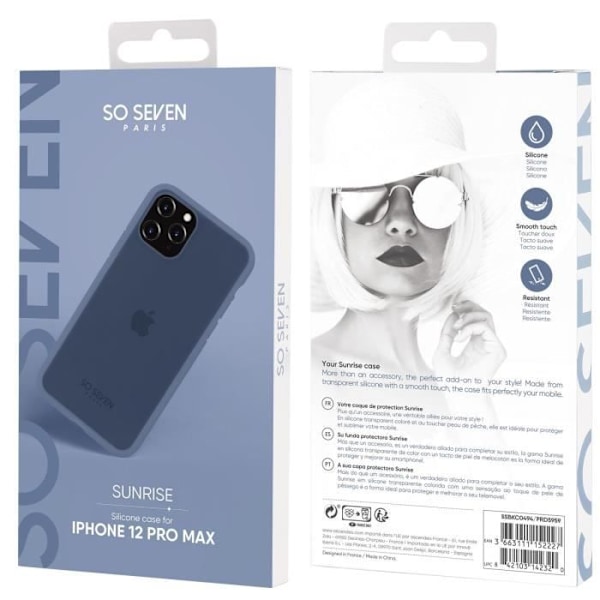 SO SEVEN SUNRISE BLUE FODRAL: APPLE IPHONE 12 PRO MAX