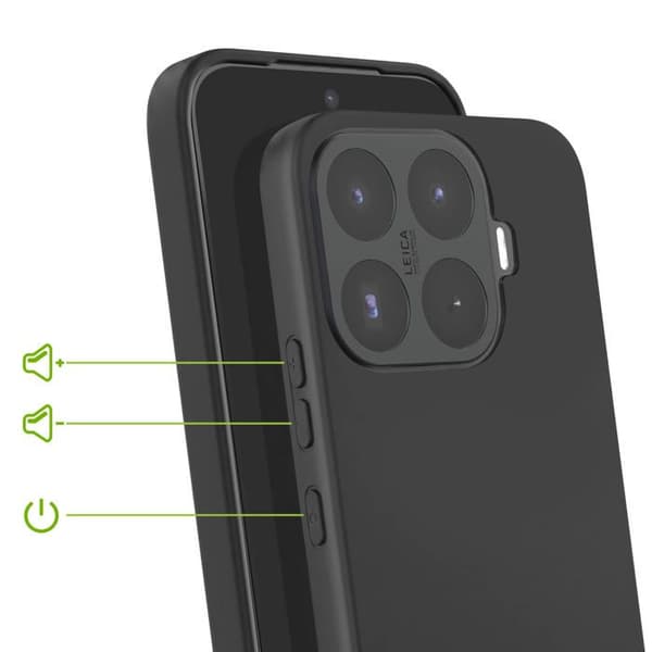 Silicone Cover til Xiaomi 17T Blød Beskyttelse Mayaxess Sort Svart