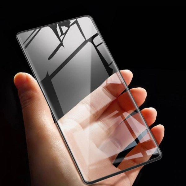 Näyttökalvo - AVIZAR - Galaxy Note 10 Lite - Karkaistua lasia 9H - Erittäin ohut - Naarmuuntumaton Svart