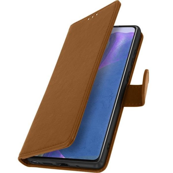 Etui för Samsung Galaxy Note 20 - Chersterfield - Brun - Läder - Semi-styv - Magnetisk kastanj