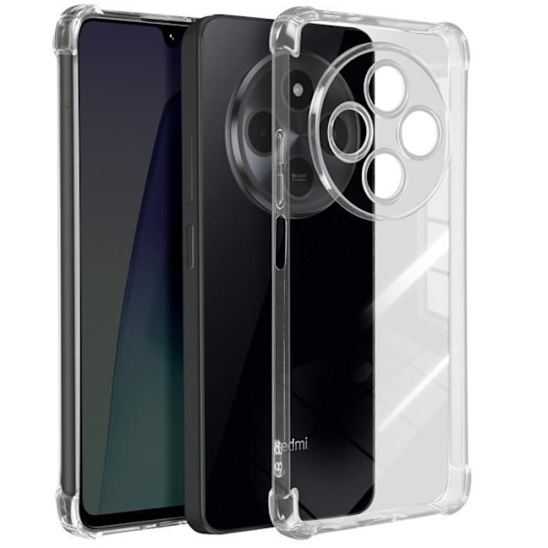 Antichock-skal för Xiaomi Redmi 14C med förstärkta hörn Mayaxess Transparent Transparent