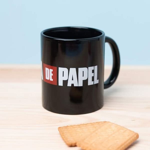 MUG LA CASA DE PAPEL LOGO - - - Grupo Erik Sort