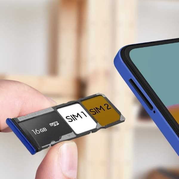 SIM-kortskuffe - Xiaomi - Redmi Note 11 - Mørkeblå - 2 nano SIM slots - micro-SD slot Mörkblå
