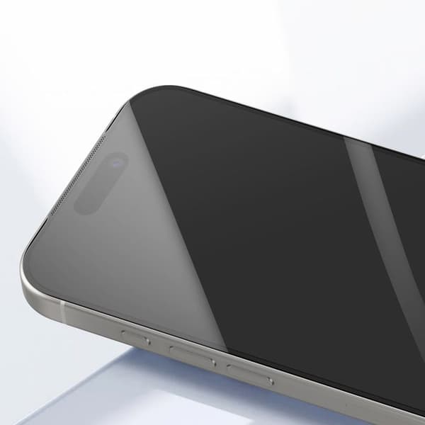Beskyttelsesglas til iPhone 17 Pro Runde Kanter 10D Sort Transparent Svart