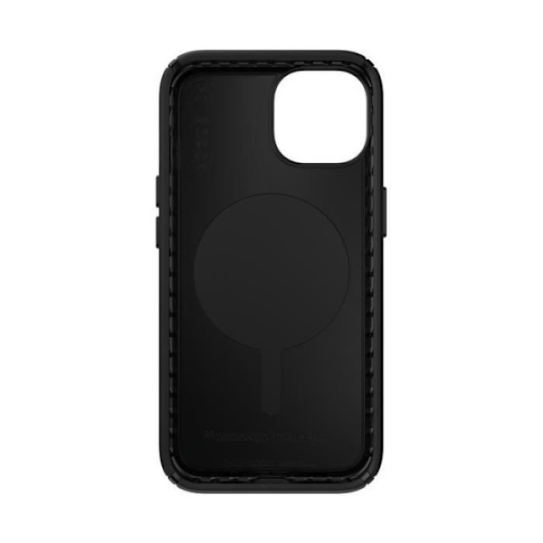 Speck Presidio2 Pro + MagSafe - iPhone 14 etui med MICROBAN belægning (sort / sort / hvid) - 0840168521821