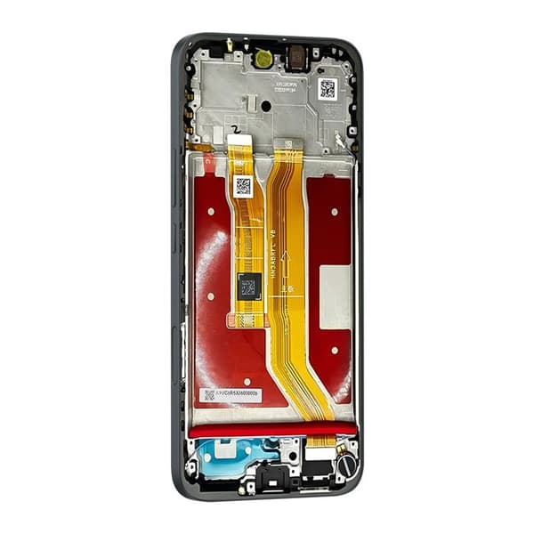 Originalt Fuldskærm - HONOR - 400 Lite - LCD IPS - Sort Chassis - Service Pack Svart