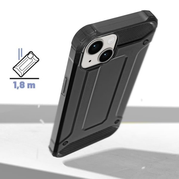 Stötsäkert iPhone 14 Fodral Svart Fodral