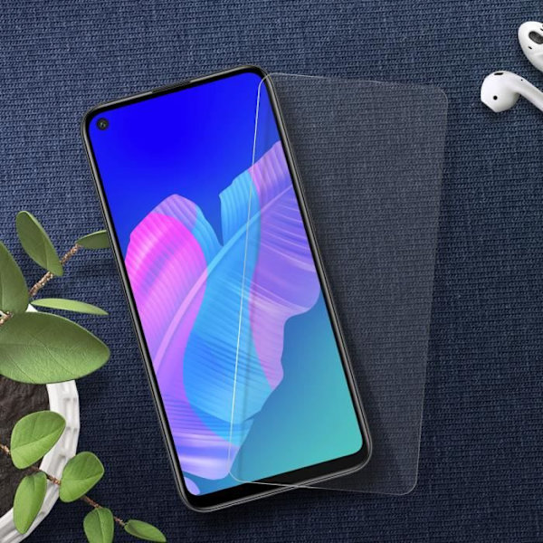 Filmbeskyttelse - Huawei - P40 Lite E - Hærdet Glas 9H - Stødabsorberende - Anti-fingeraftryk - Ultra-tynd Klar vit