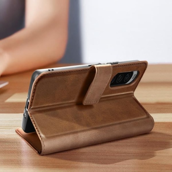 Sony Xperia 10 V Case Tummanruskea Kotelo