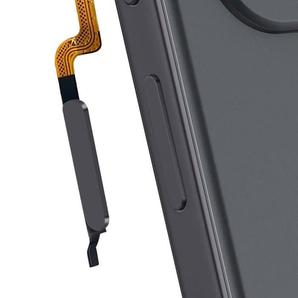 Fingeraftrykssensor til Redmi 15 4G / 5G / Poco M7 4G Biometrisk Sort / Guld Svart