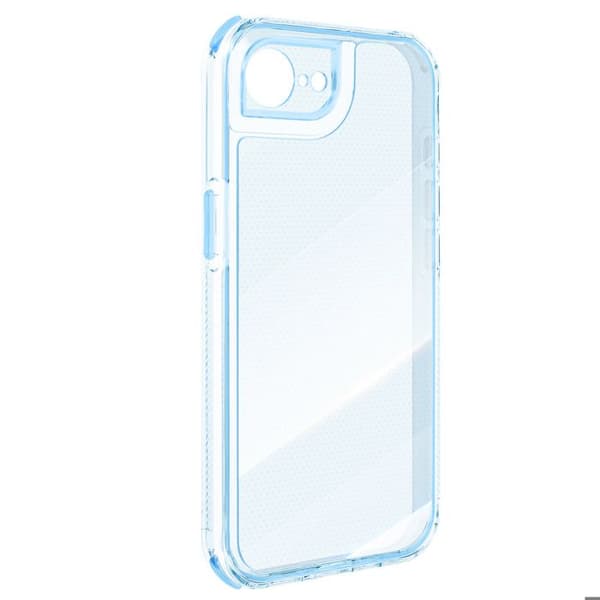 "iPhone 17 Cover Forstærket Bi-Materiale Tekstur Antiskrid Blå" Blå