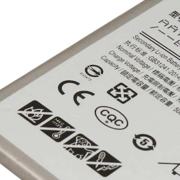 Batteri för Smartphone Galaxy A21s 2020 Li-polymer 3.86V 5000mAh 19.25Wh Silver Grå